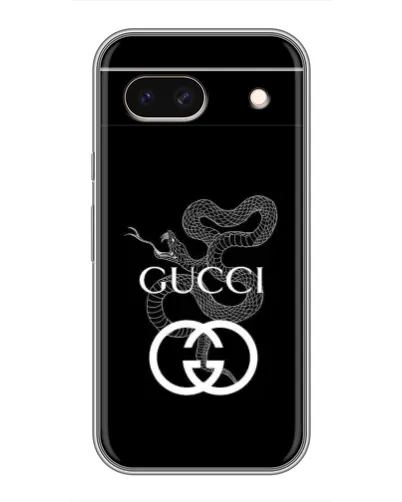 Чохол для Google Pixel 8A з картинкою «Gucci — срібна змія»