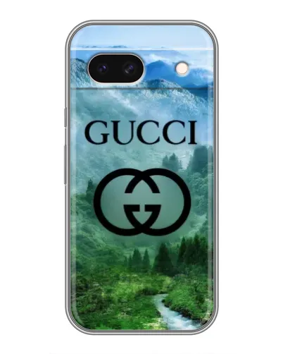 Чохол для Google Pixel 8A з картинкою «Gucci — гірський пейзаж»