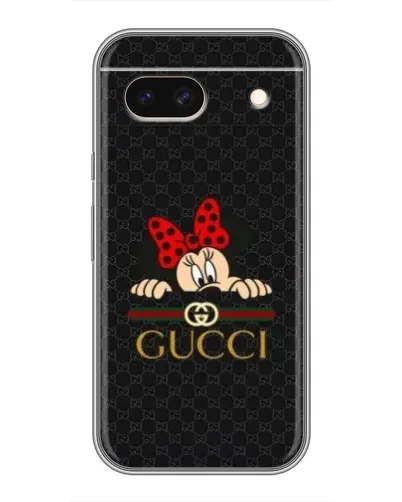Чохол для Google Pixel 8A з картинкою «Мінні Маус Gucci — чорний»