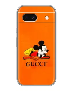 Чохол для Google Pixel 8A з картинкою «Міккі Маус Gucci — помаранч»