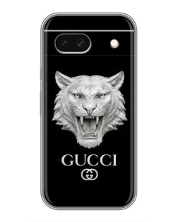 Чохол для Google Pixel 8A з картинкою «Gucci — срібний лев»