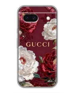 Чохол для Google Pixel 8A з картинкою «Gucci — бордові троянди»