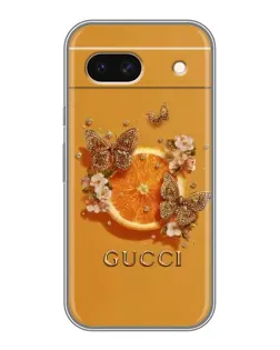 Чохол для Google Pixel 8A з картинкою «Gucci — золоті метелики»