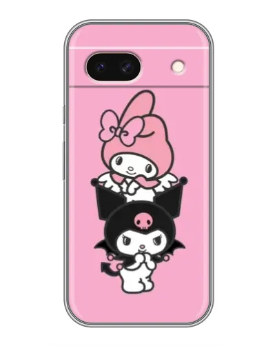 Чохол для Google Pixel 8A з картинкою «My Melody та Kuromi»