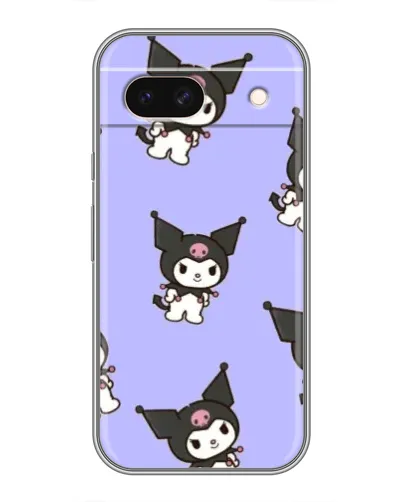 Чохол для Google Pixel 8A з картинкою «Паттерн з Kuromi»