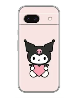 Чохол для Google Pixel 8A з картинкою «Kuromi та серце»