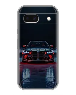 Чохол для Google Pixel 8A з картинкою «BMW на мокрій дорозі»