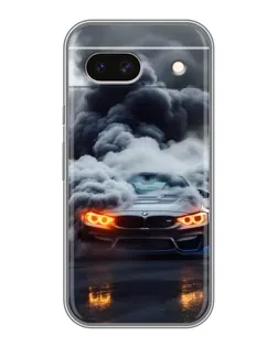 Чохол для Google Pixel 8A з картинкою «BMW у диму»