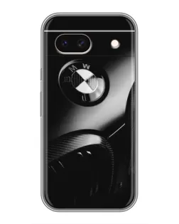 Чохол для Google Pixel 8A з картинкою «Емблема BMW — макро»
