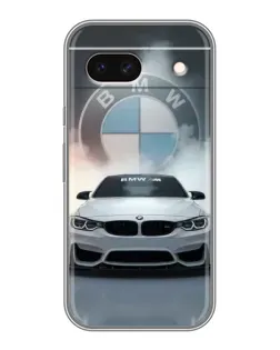 Чохол для Google Pixel 8A з картинкою «BMW в білому диму»