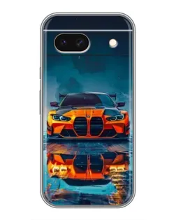 Чохол для Google Pixel 8A з картинкою «BMW — золота емблема»