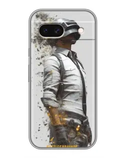 Чохол для Google Pixel 8A з картинкою «PUBG — боєць у пилу»