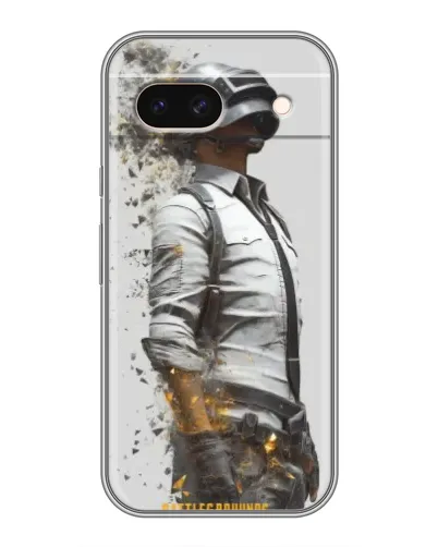 Чохол для Google Pixel 8A з картинкою «PUBG — боєць у пилу»