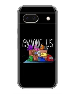Чехол для Google Pixel 8A с картинкой «Логотип Among Us»