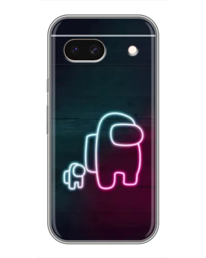 Чохол для Google Pixel 8A з картинкою «Among Us неон-арт»