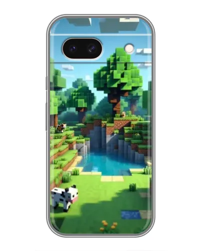 Чохол для Google Pixel 8A з картинкою «Minecraft літній день»
