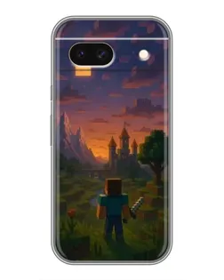 Чохол для Google Pixel 8A з картинкою «Стів біля вежі»