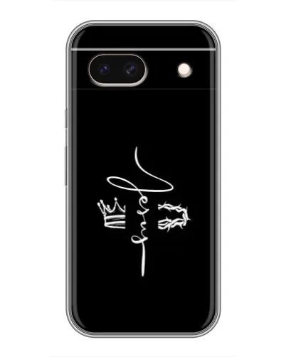 Чехол для Google Pixel 8A с картинкой «Король Славы Jesus»