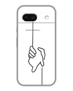 Чехол для Google Pixel 8A с картинкой «Рука держит»
