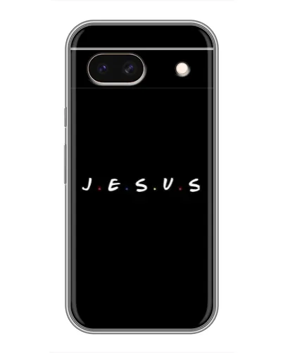 Чехол для Google Pixel 8A с картинкой «Точки веры J.E.S.U.S.»