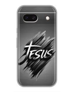 Чехол для Google Pixel 8A с картинкой «Надпись Jesus Graffiti»