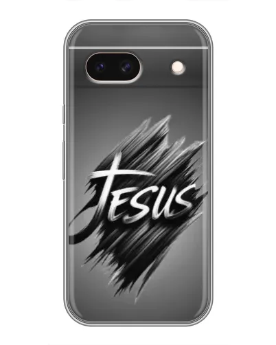 Чехол для Google Pixel 8A с картинкой «Надпись Jesus Graffiti»
