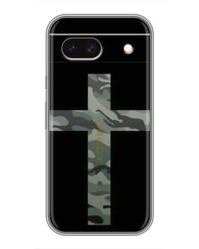 Чехол для Google Pixel 8A с картинкой «Милитари Крест»