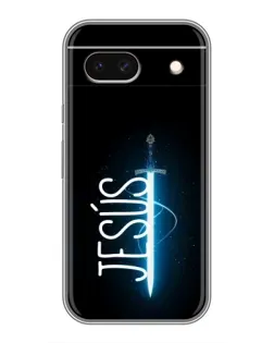 Чехол для Google Pixel 8A с картинкой «Меч Духа Jesus»