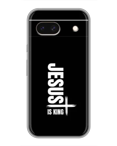 Чехол для Google Pixel 8A с картинкой «Вертикаль веры Jesus»