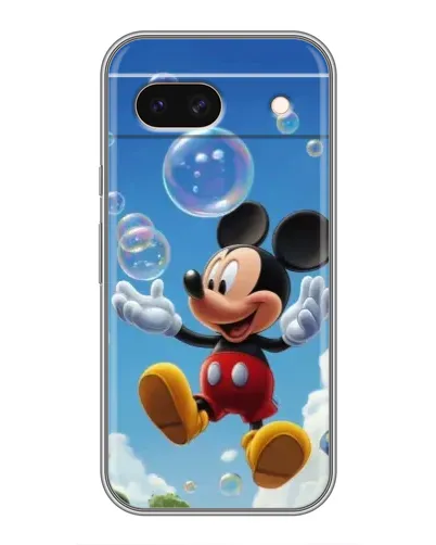 Чохол для Google Pixel 8A з картинкою «Mickey та мильні бульбашки»
