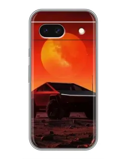 Чохол для Google Pixel 8A з картинкою «Cybertruck на Марсі»