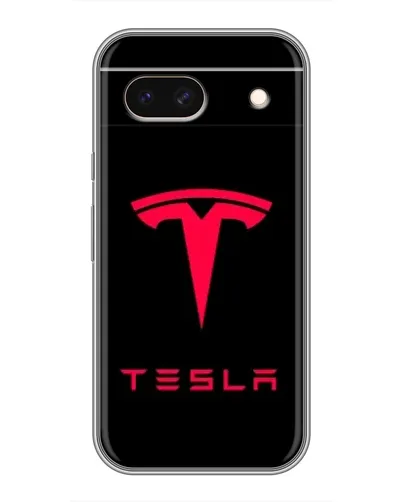 Чохол для Google Pixel 8A з картинкою «Tesla Red Logo»