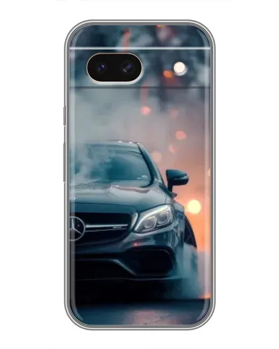 Чохол для Google Pixel 8A з картинкою «Mercedes — нічне місто»