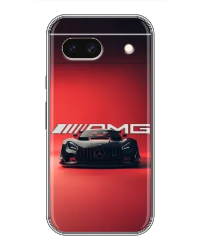 Чохол для Google Pixel 8A з картинкою «Mercedes AMG — червона лінія»