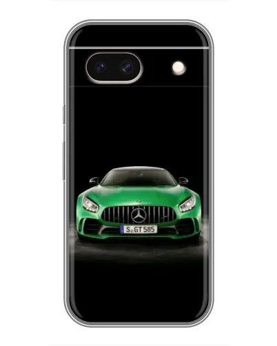 Чохол для Google Pixel 8A з картинкою «Mercedes — неоновий лого»