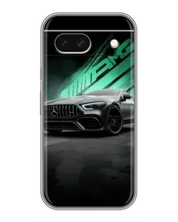 Чохол для Google Pixel 8A з картинкою «Темний Mercedes AMG»
