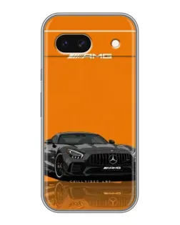 Чохол для Google Pixel 8A з картинкою «Помаранчевий Mercedes AMG»