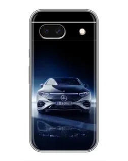 Чохол для Google Pixel 8A з картинкою «Нічний Mercedes EQ»