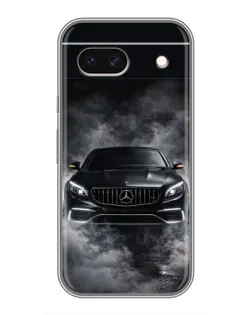 Чохол для Google Pixel 8A з картинкою «Mercedes у диму»