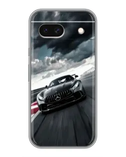 Чохол для Google Pixel 8A з картинкою «Гоночний Mercedes AMG»