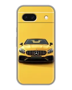 Чохол для Google Pixel 8A з картинкою «Жовтий Mercedes GT»