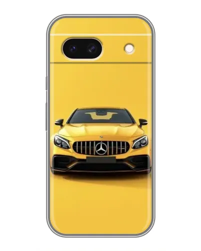 Чохол для Google Pixel 8A з картинкою «Жовтий Mercedes GT»