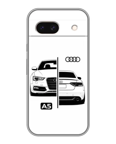 Чохол для Google Pixel 8A з картинкою «Audi — контрастний дизайн»