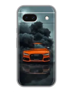 Чохол для Google Pixel 8A з картинкою «Audi у хмарах диму»