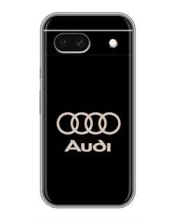 Чохол для Google Pixel 8A з картинкою «Audi — золотий логотип»