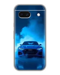 Чохол для Google Pixel 8A з картинкою «Audi — блакитна енергія»