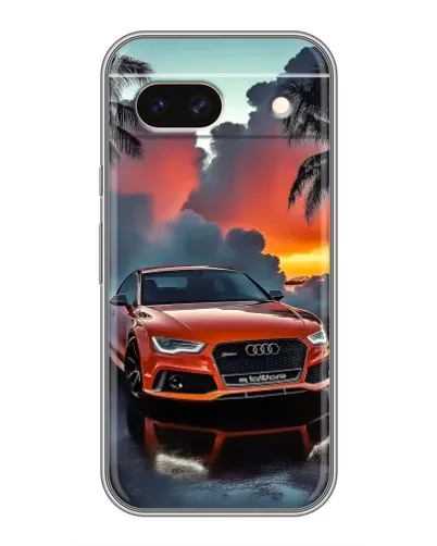 Чохол для Google Pixel 8A з картинкою «Audi — захід сонця»