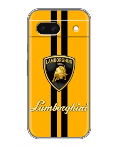 Чохол для Google Pixel 8A з картинкою «Lamborghini Stripe жовтий»