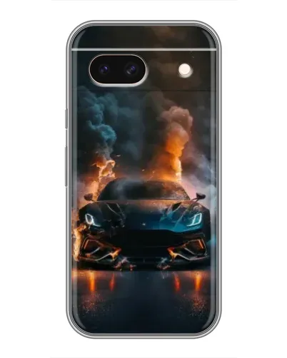 Чохол для Google Pixel 8A з картинкою «Lamborghini димна естетика»