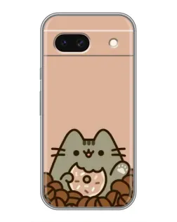 Чехол для Google Pixel 8A с картинкой «Кофейный Пушин»